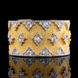 Silver-decorated Luxury 925 Silver-plated Star Wide Edition