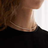 Grain Pearl Retro Short Light Luxury Necklace