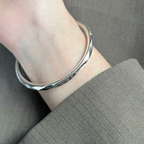 Sterling Silver Bracelet Ladies 999 Foot Silver Lucky Bracelet