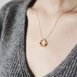 All-match High-end Niche Golden Collarbone Chain