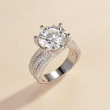 5ct Moissanite Engagement Rings For Women