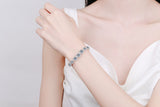 925 Silver Moissanite Women's Sparkling Starry Bracelet