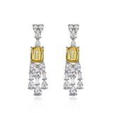 Vintage Geometric Diamond Women's Earrings