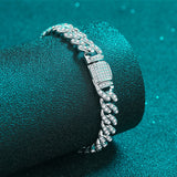 Cuban Link Chain Moissanite Bracelet