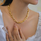 Interlocking Necklace For Female Niche Design And Minimalist