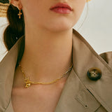 Vintage Accessories Autumn And Winter Choker Collarbone Chain