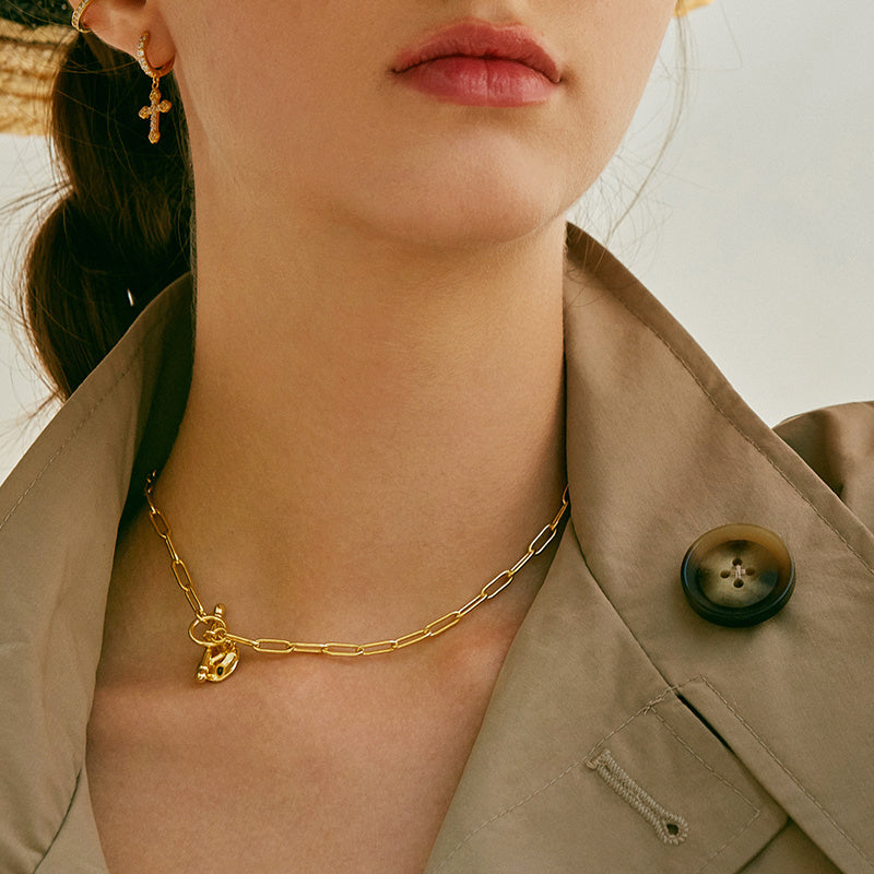 Vintage Accessories Autumn And Winter Choker Collarbone Chain