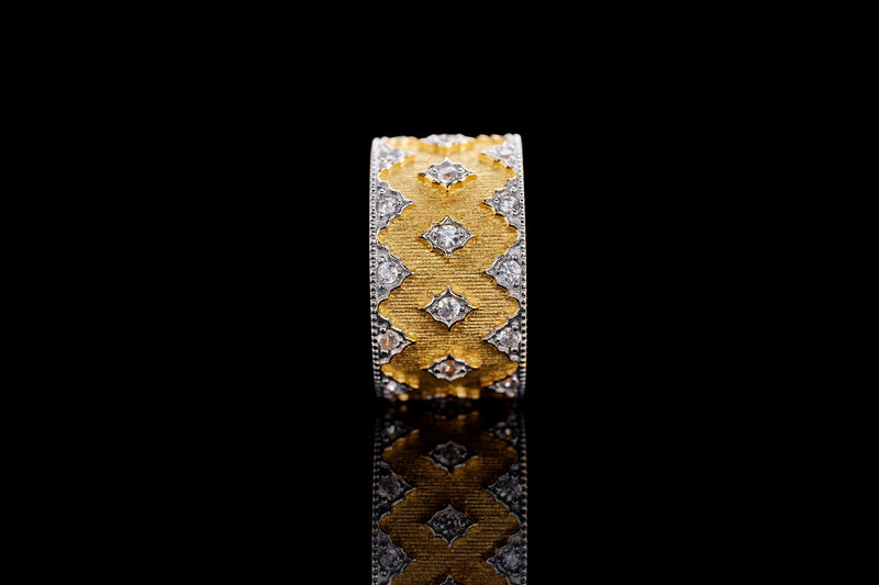 Silver-decorated Luxury 925 Silver-plated Star Wide Edition